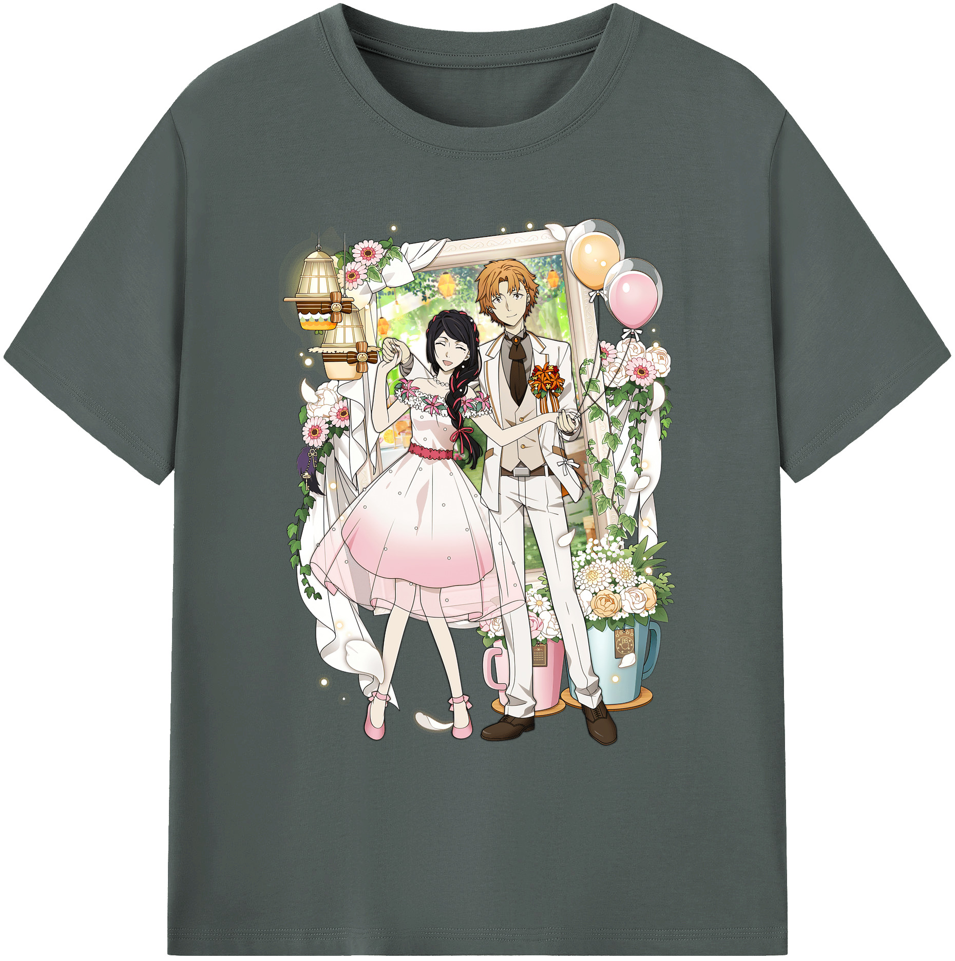 （画像用） 文豪ストレイドッグス Bungo Stray Dogs 綿100％ メンズ半袖Tシャツ｜肌触りやわらか＆通気性